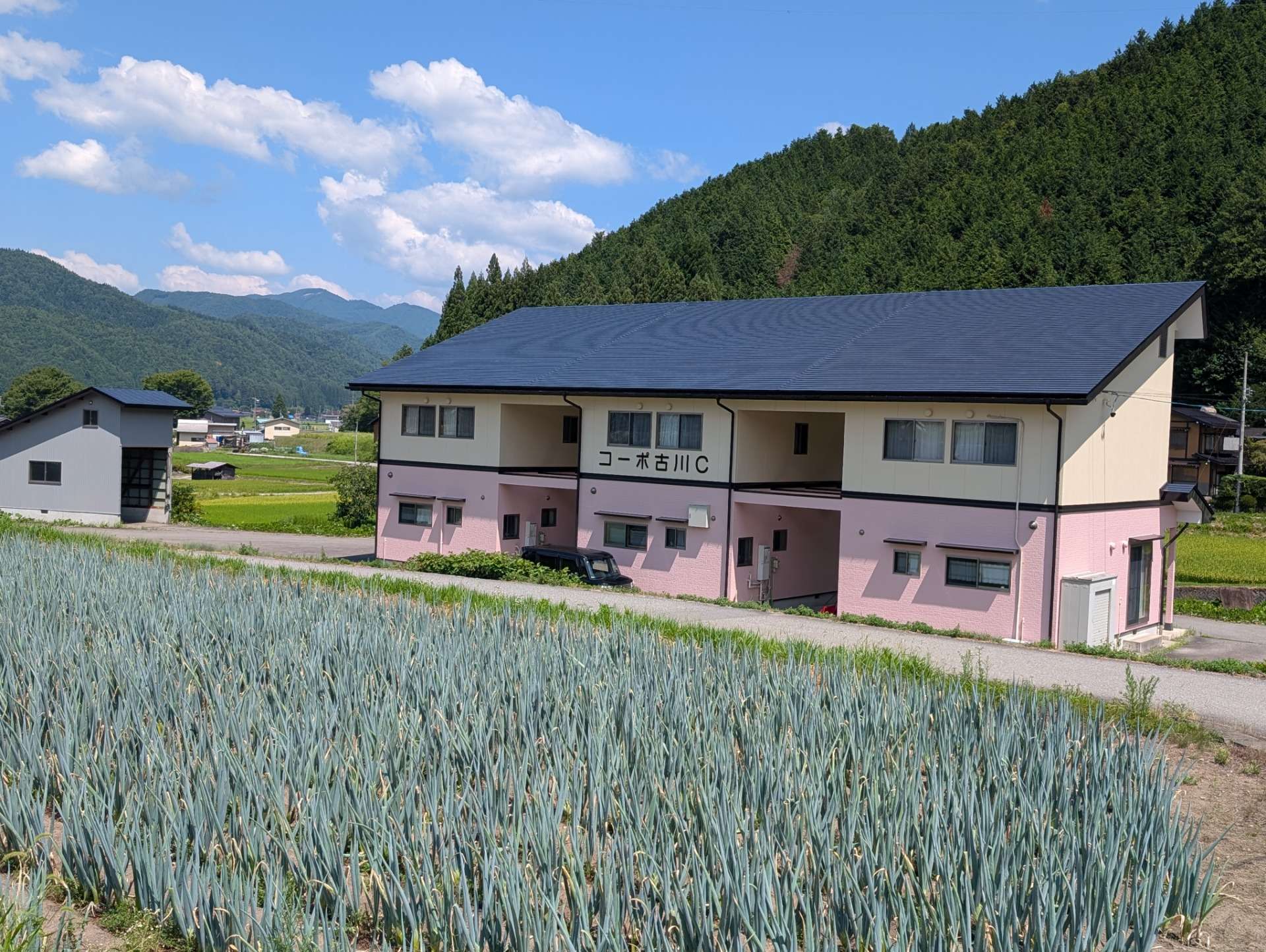 高山市国府町にて改修塗装工事